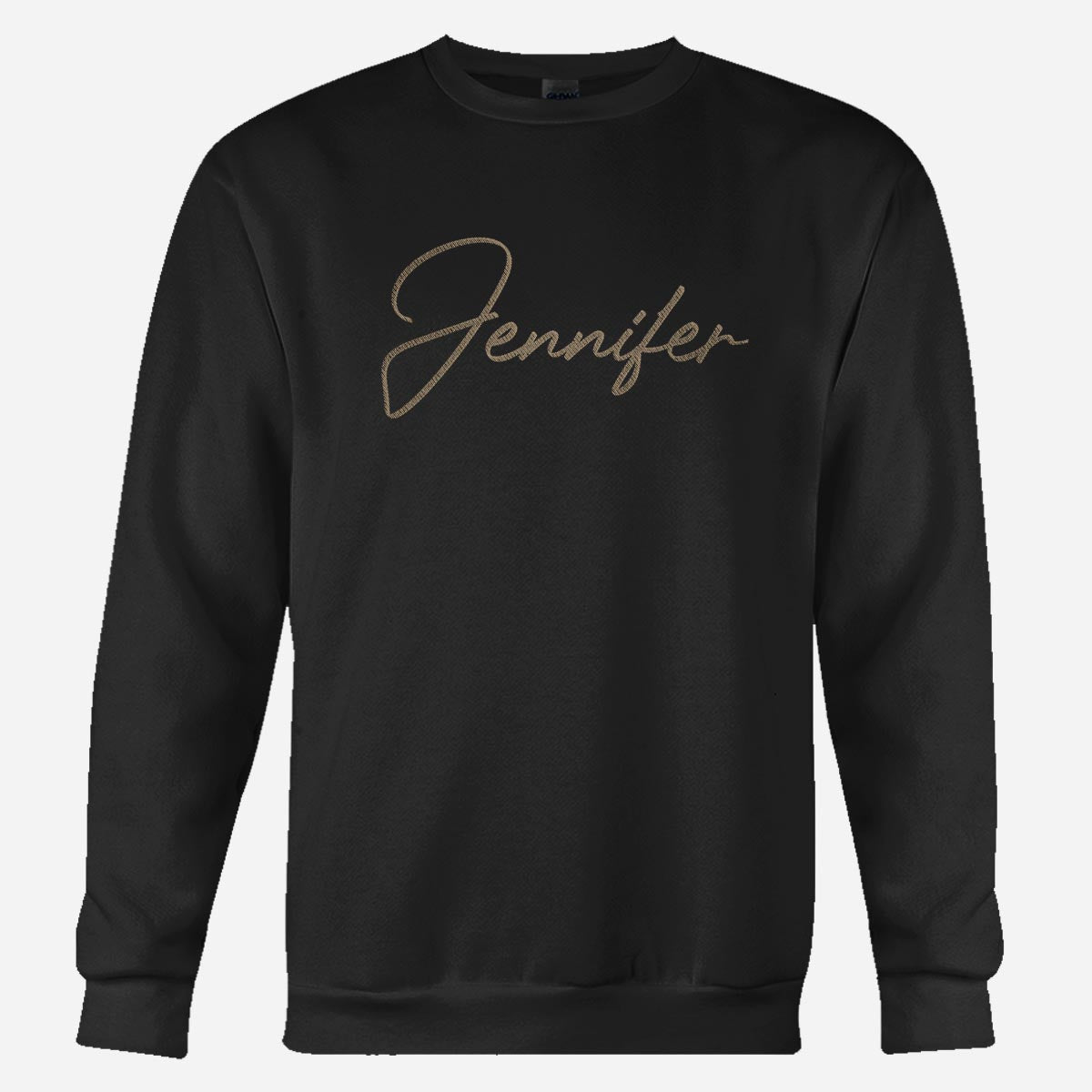 Custom Name - Personalized Couple Embroidered Sweater