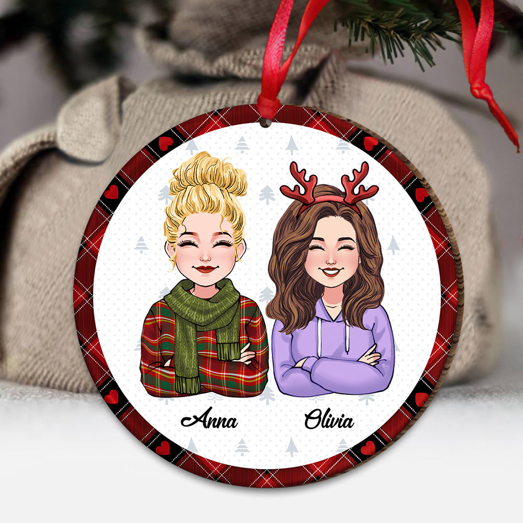 A Job Made Us Coworkers - Personalized Colleague Ornament