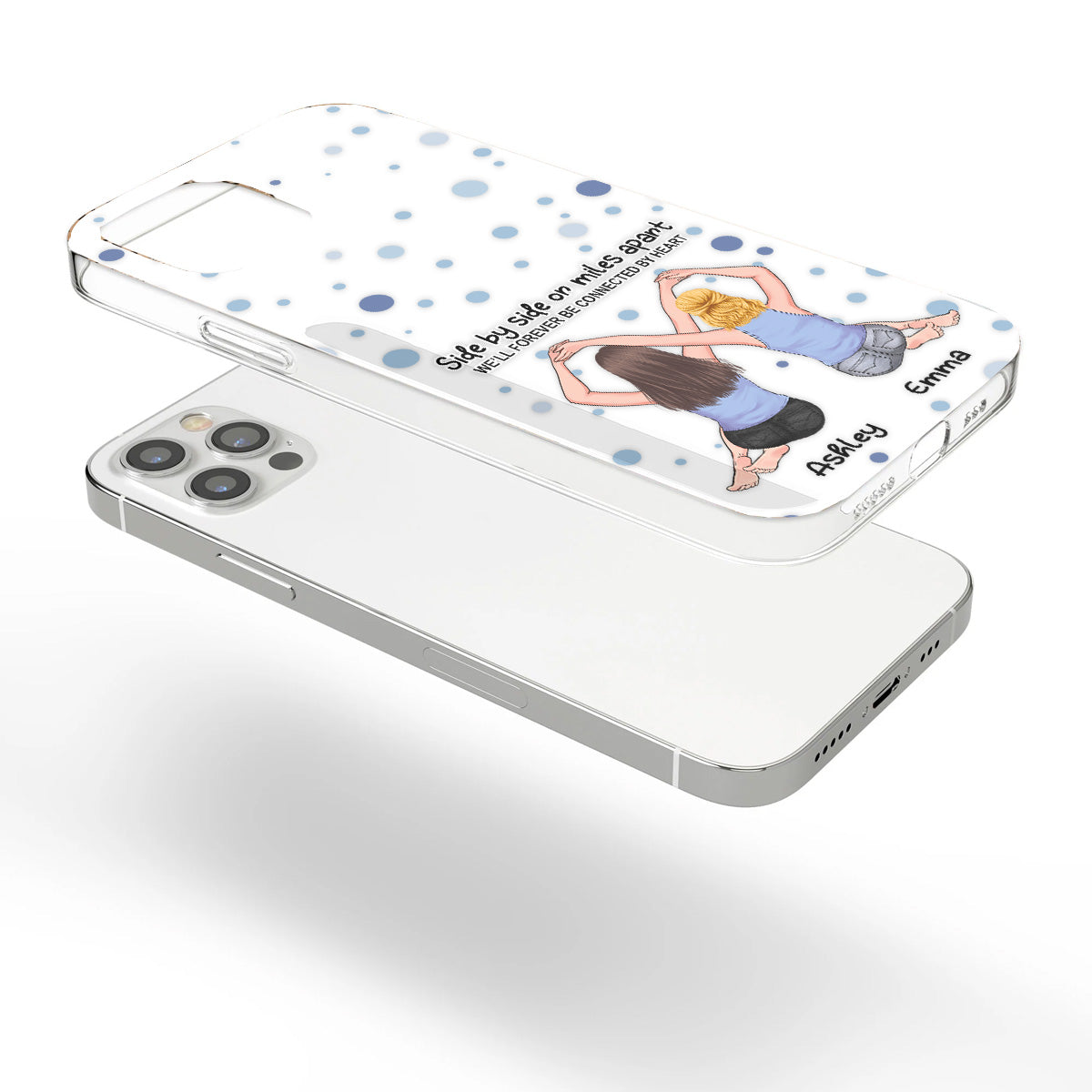 Bestie Forever - Bestie gift for sister - Personalized Clear Phone Case