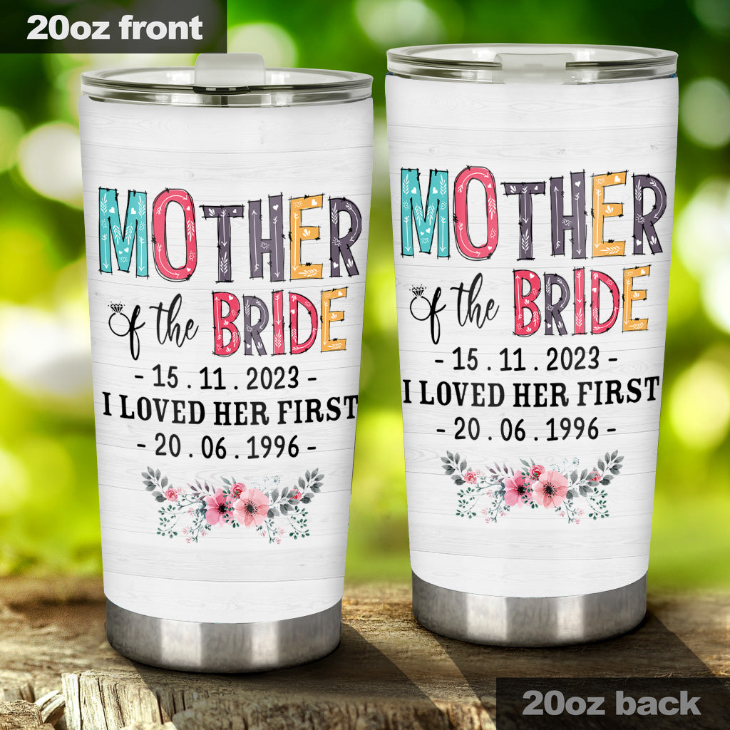 Mother Of The Bride - Personalized Mother Tumbler