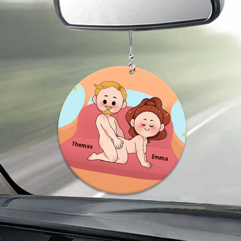 Because I Love You - Personalized Couple Car Ornament