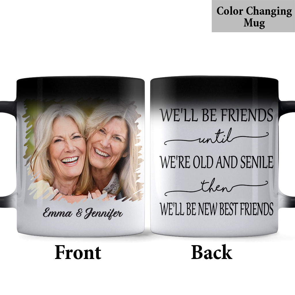 Wir bleiben Freunde bis ins hohe Alter – personalisierte Bestie-Tasse