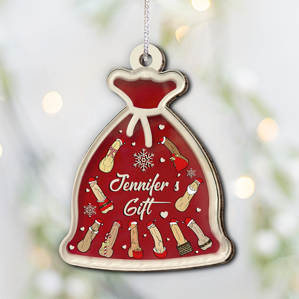 Santa Sack - Personalized Couple Ornament