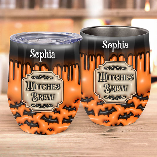 Witches Brew - Personalized Witch Wine Tumbler