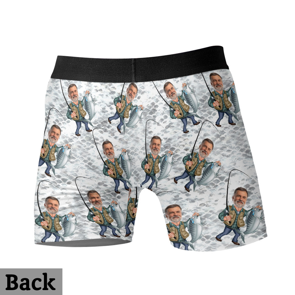 Master Baiter – Personalisierte Angel-Boxershorts für Herren