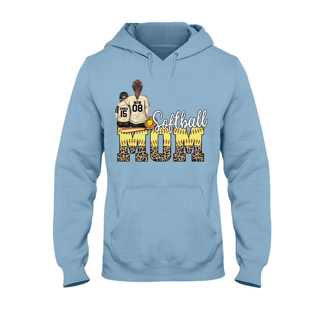 Softball Mom - Softball gift for mom - Personalized T-shirt And Hoodie