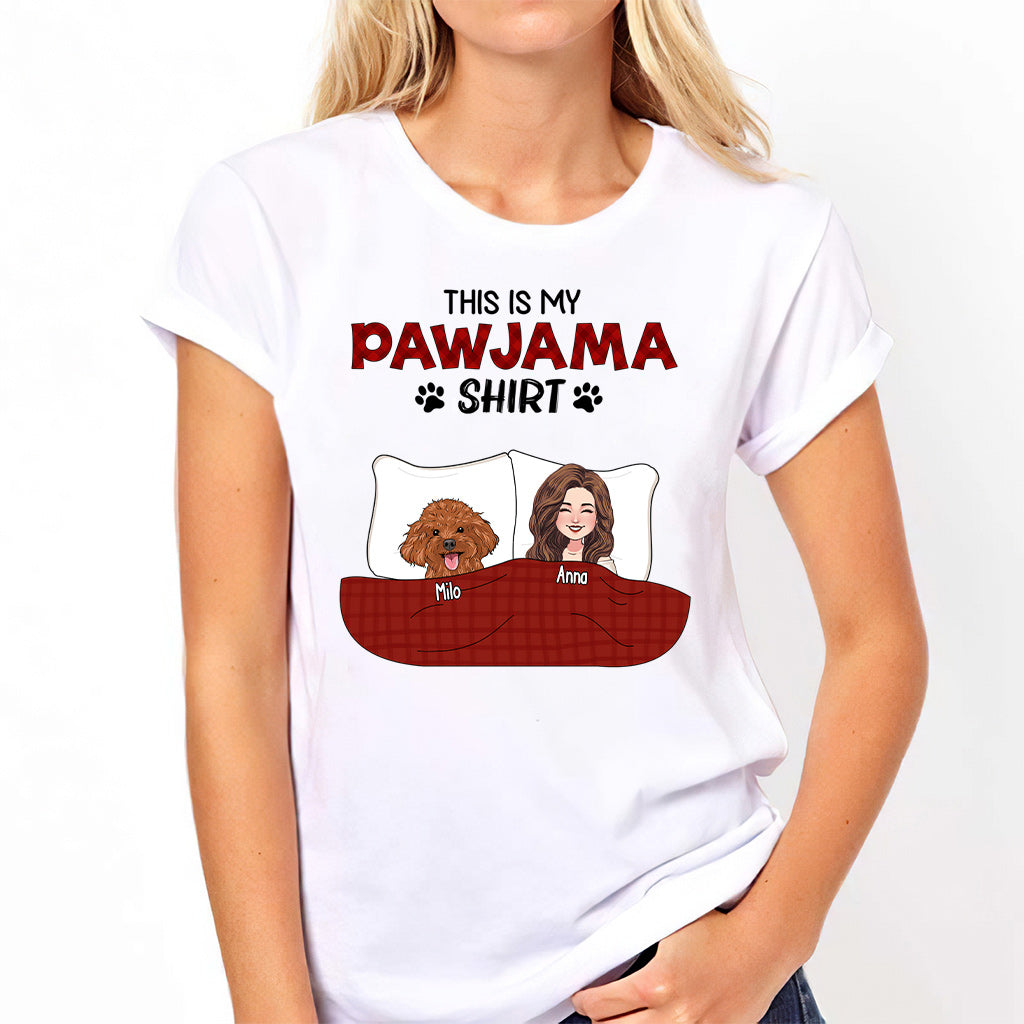 Mon T-shirt Pyjama pour Chien - T-shirt et sweat à capuche personnalisés pour chien