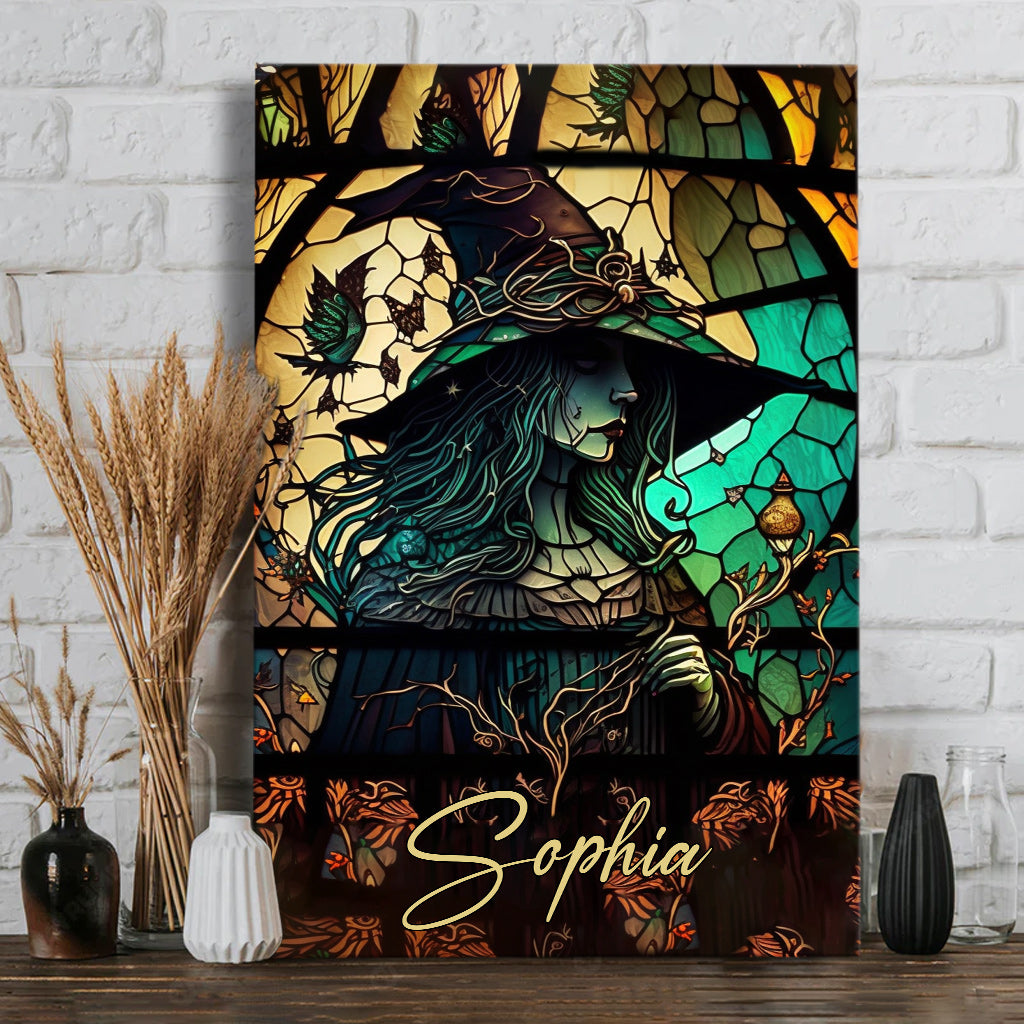 Mysterious Witch - Personalized Witch Canvas And Poster