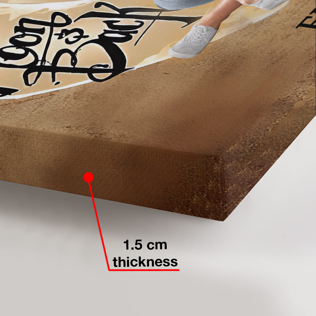 Once Upon A Time I Became Yours & You Became Mine - Personalized Husband And Wife Canvas And Poster