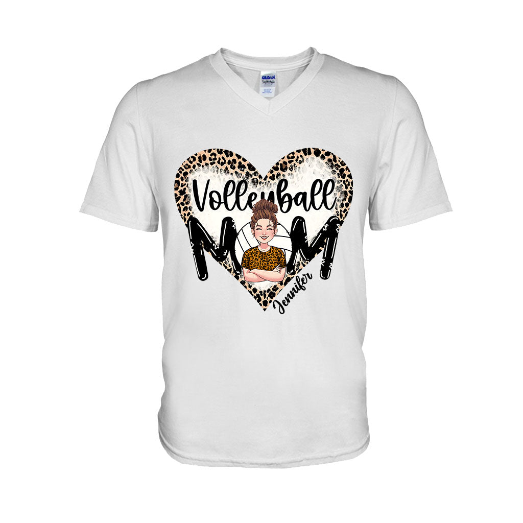 Volleyball Mom - Personalized Volleyball T-shirt And Hoodie