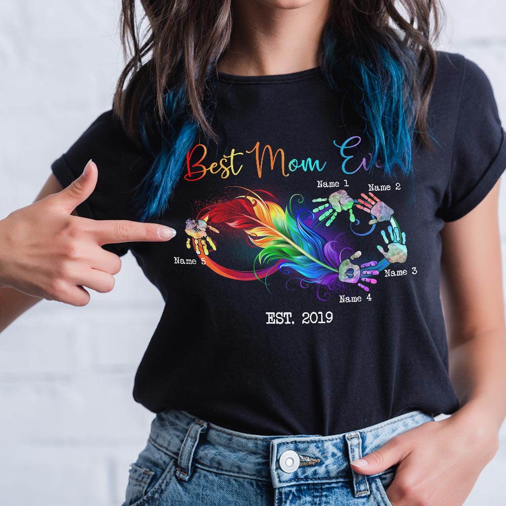 Blessed Mama - Gift for mom, grandma - Personalized T-shirt And Hoodie