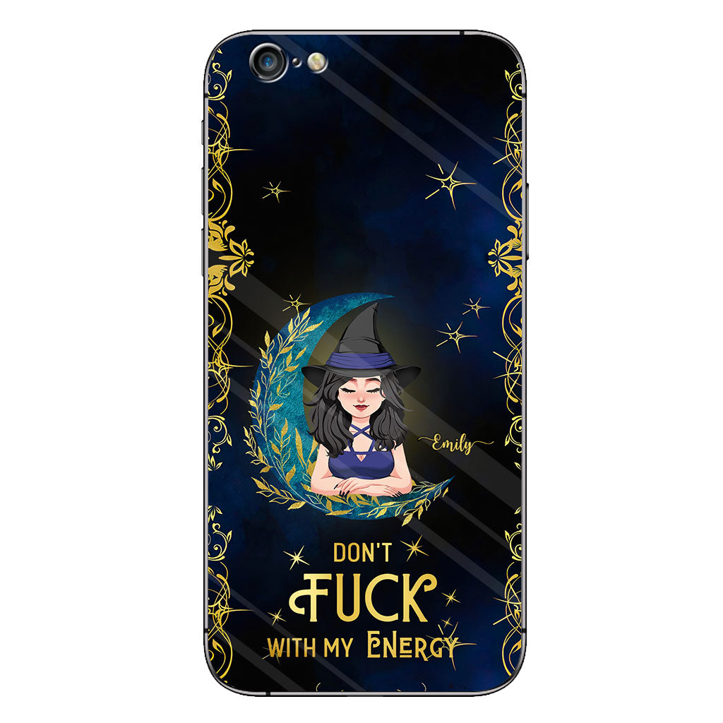 Don't F With My Energy - Personalized Witch Phone Case
