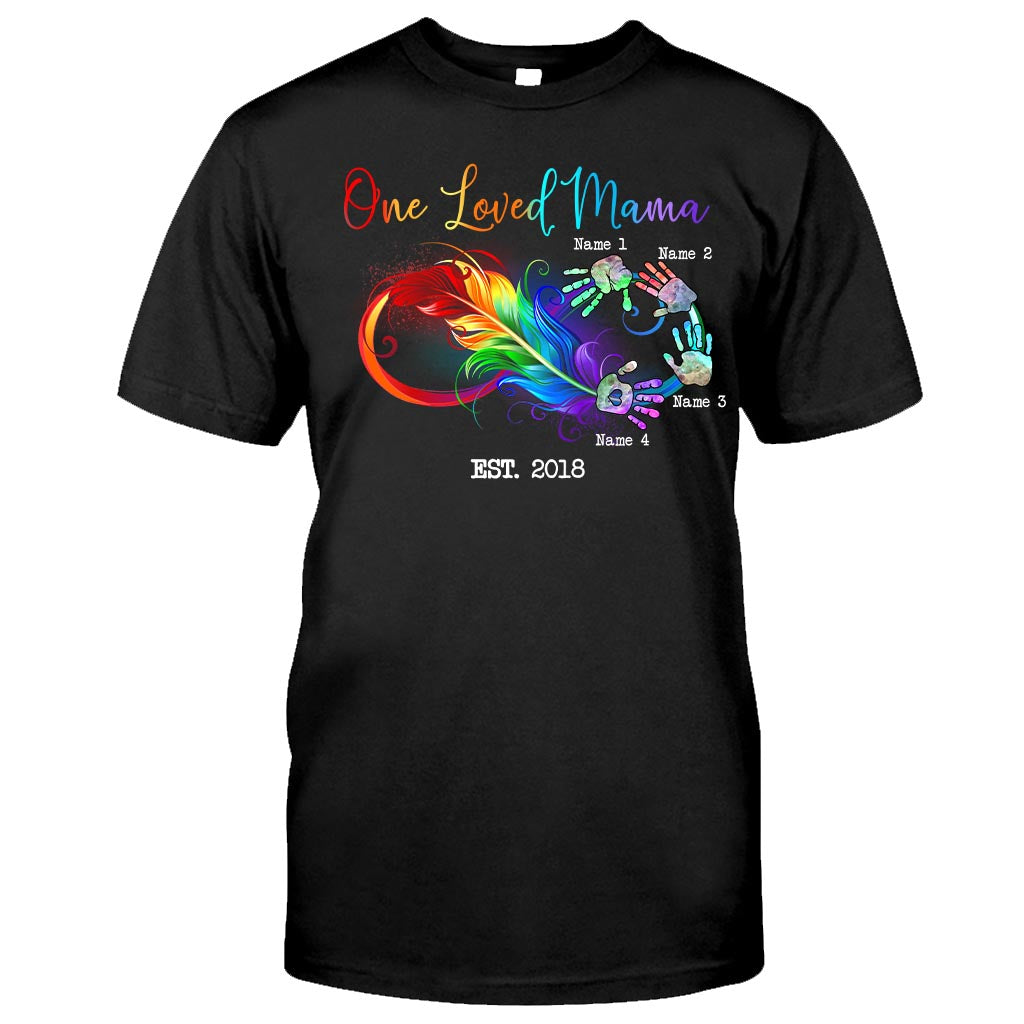 Blessed Mama - Gift for mom, grandma - Personalized T-shirt And Hoodie