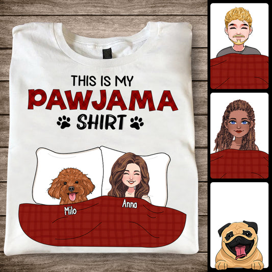 Mon T-shirt Pyjama pour Chien - T-shirt et sweat à capuche personnalisés pour chien