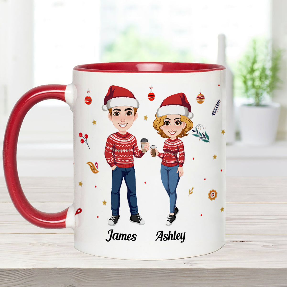 Being My Husband - Personalized Husband And Wife Accent Mug