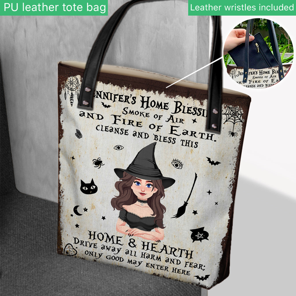 Home Blessing - Personalized Witch Tote Bag