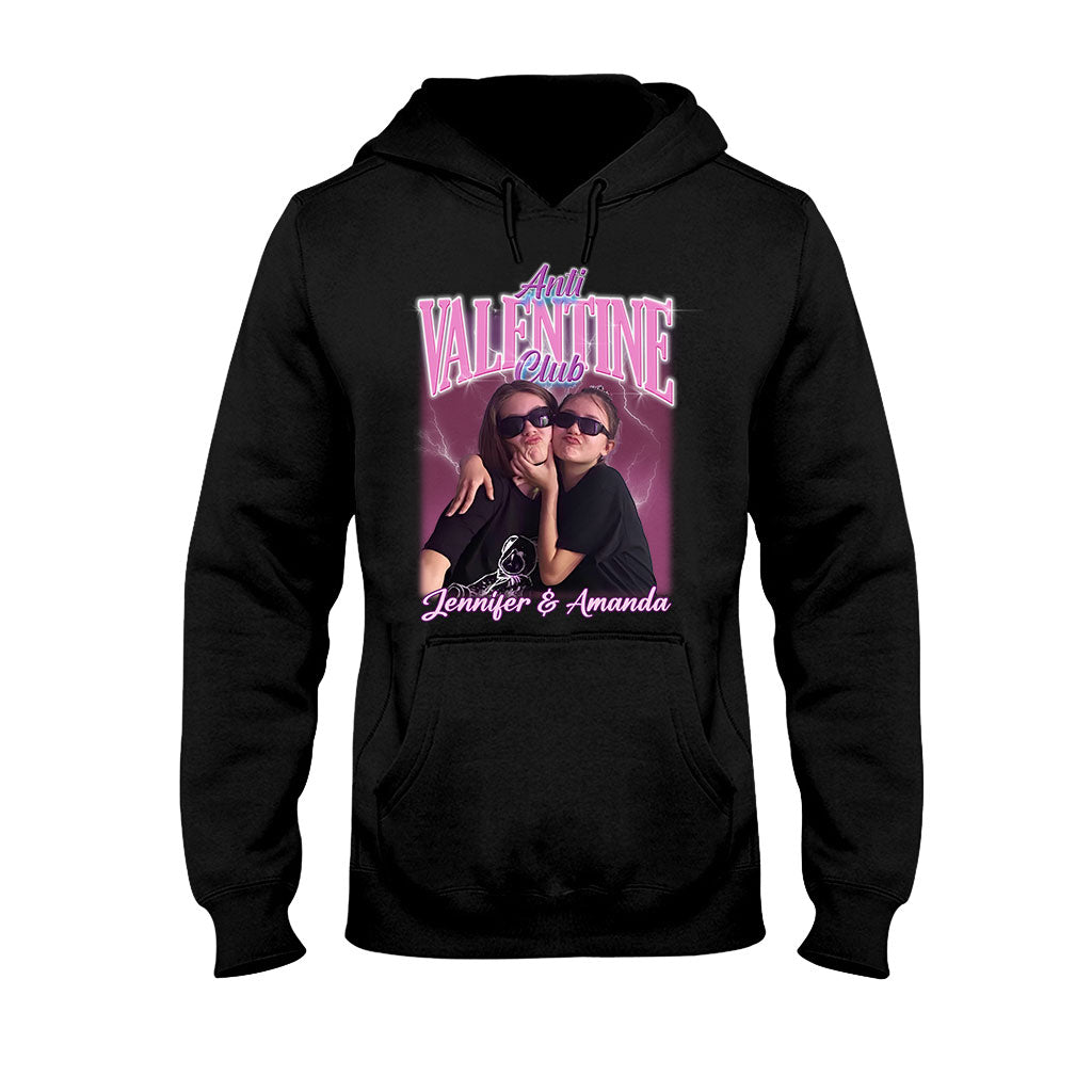 Anti-Valentinstag-Club – Personalisiertes Bestie-T-Shirt und Hoodie