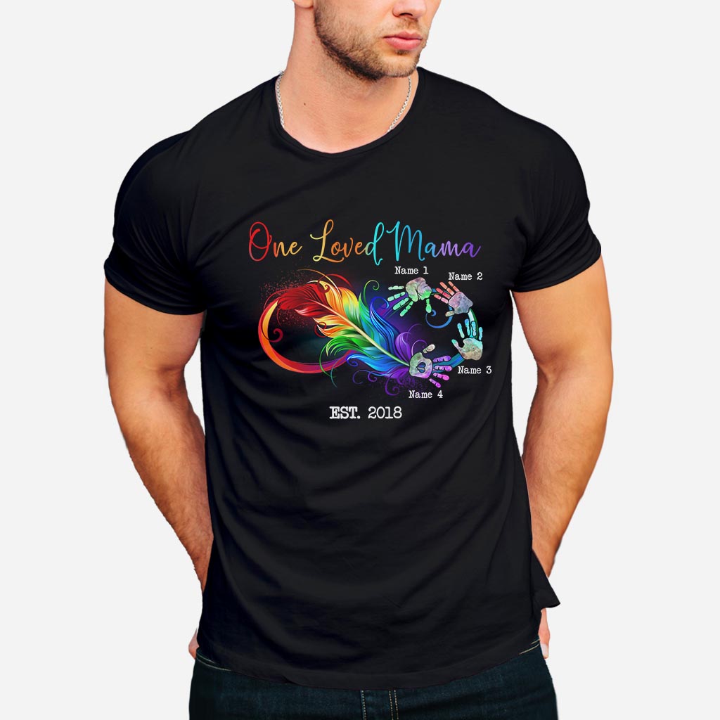 Blessed Mama - Gift for mom, grandma - Personalized T-shirt And Hoodie