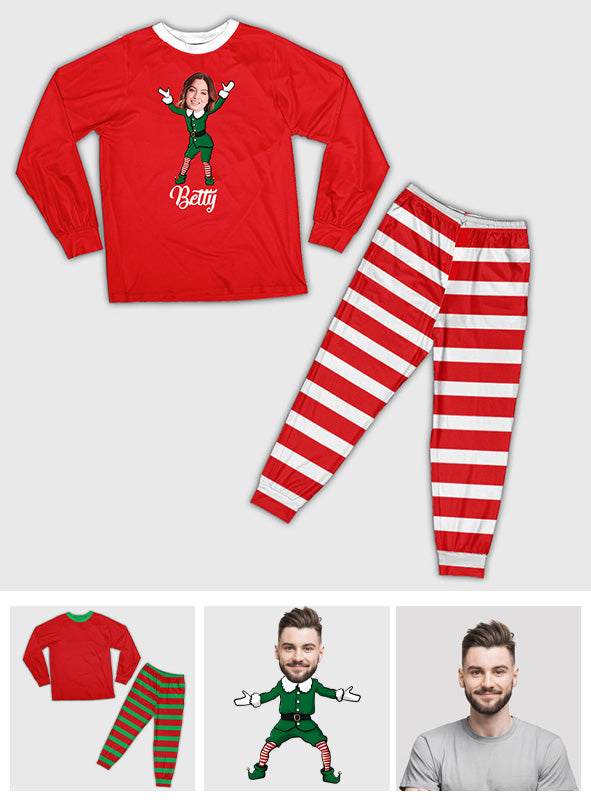 Pyjamas de Noël assortis - Ensemble de pyjamas personnalisés pour toute la famille