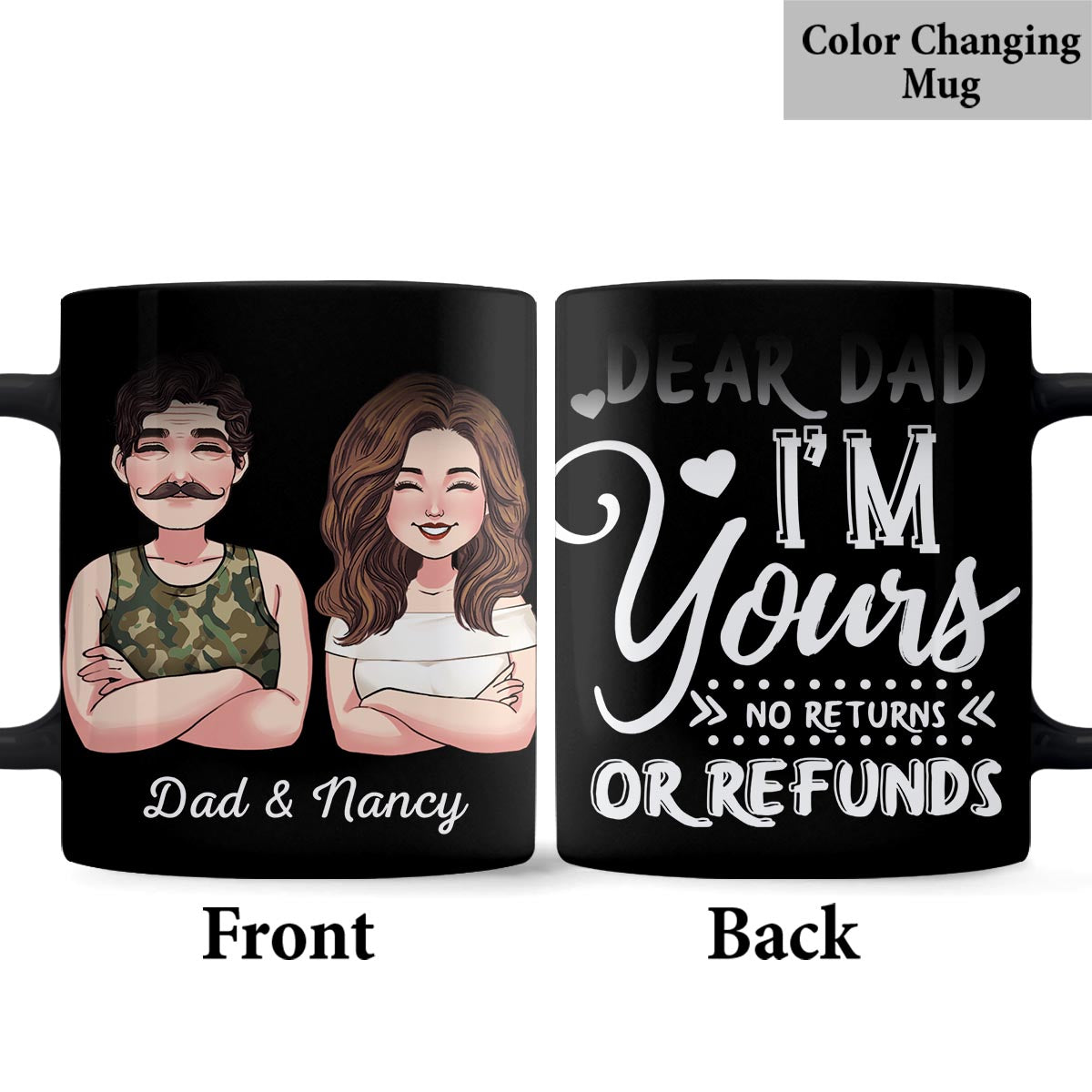 Dear Mom Dear Dad I'm Yours - Gift for mom, dad - Personalized Mug