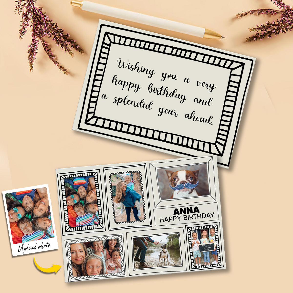 Any Message - Personalized Greeting Card