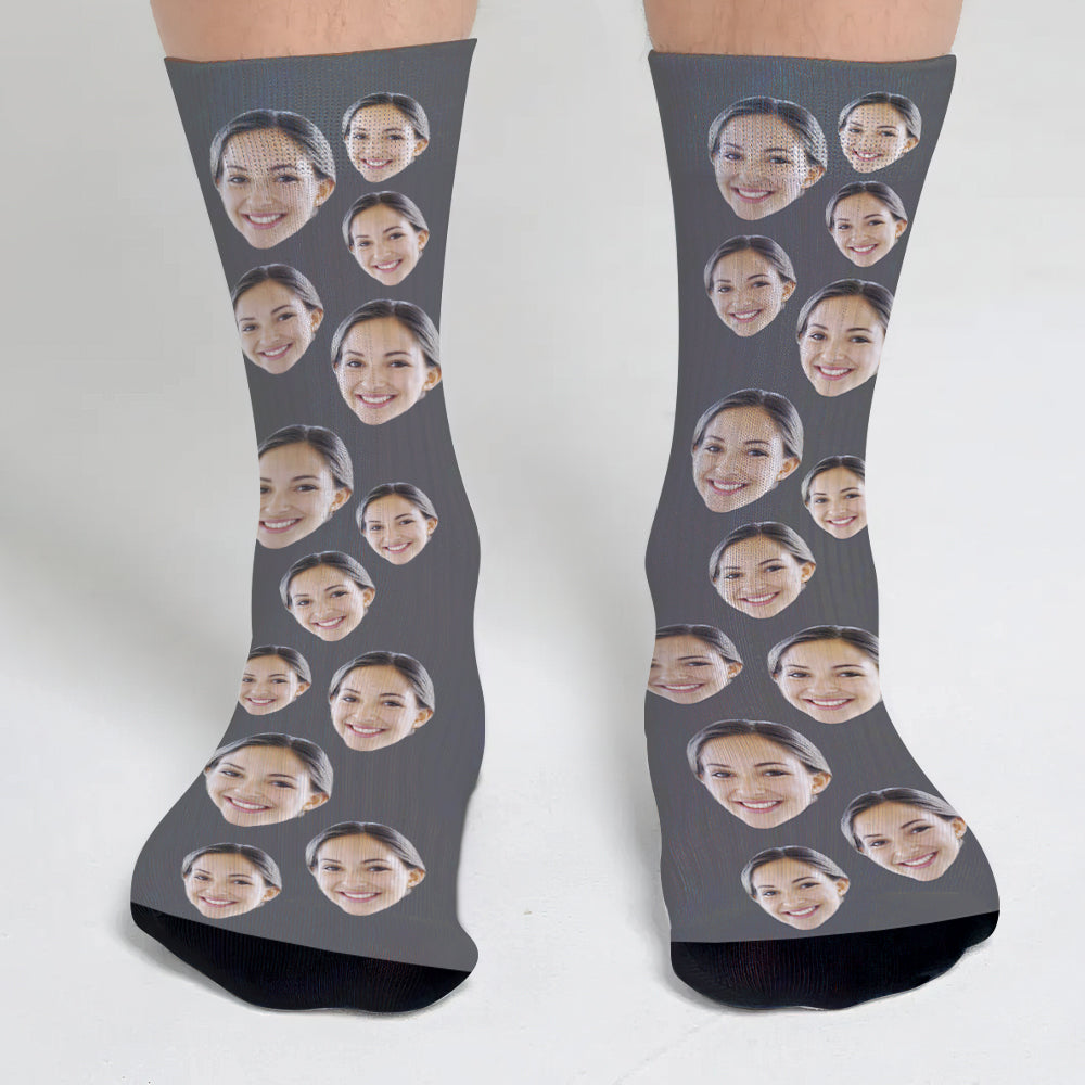 Individuell gestaltete Socken für Tanten