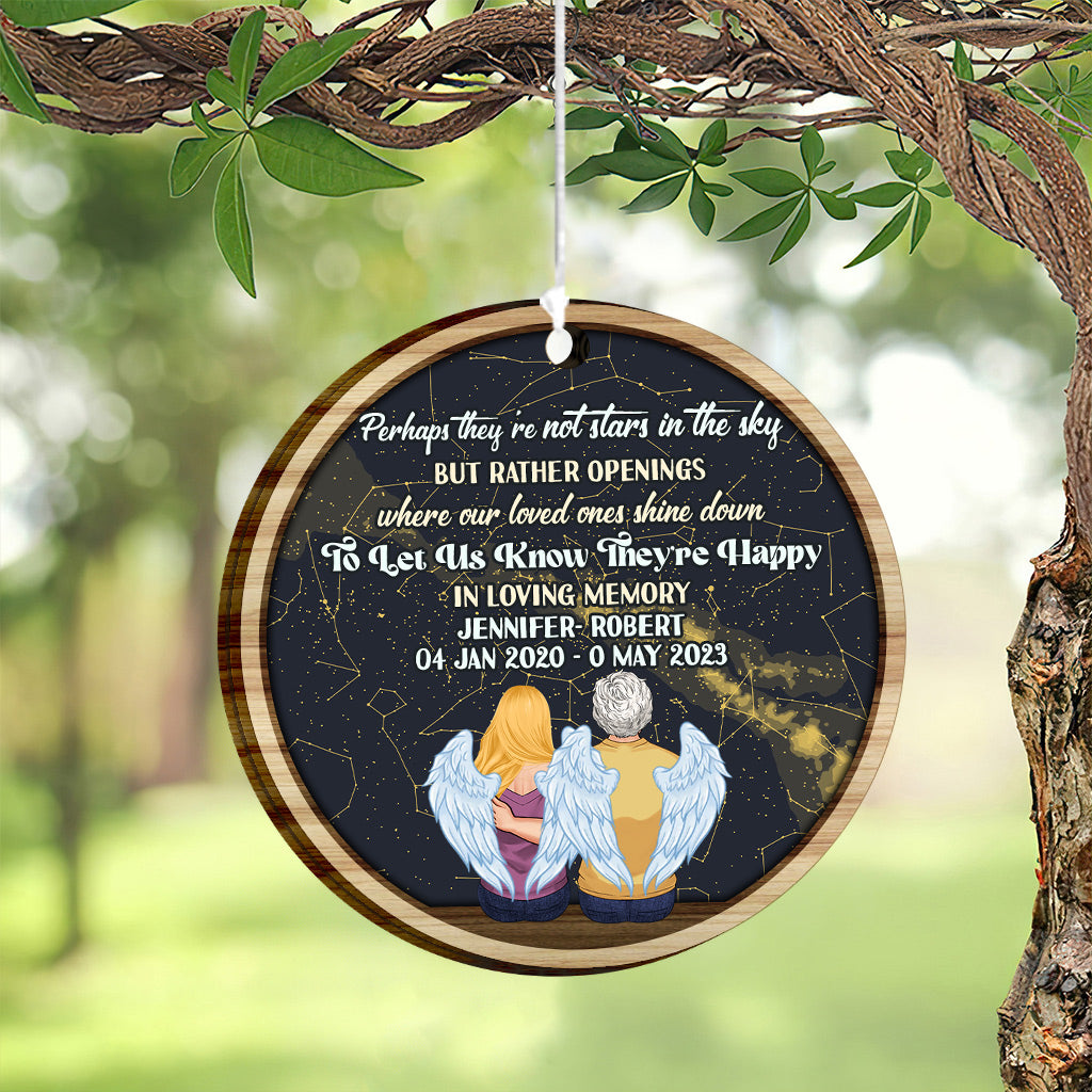When I Look At The Stars - Personalized Memorial Wind Chime