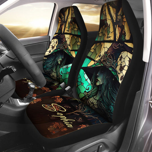 Mysterious Witch - Personalized Witch Seat Covers