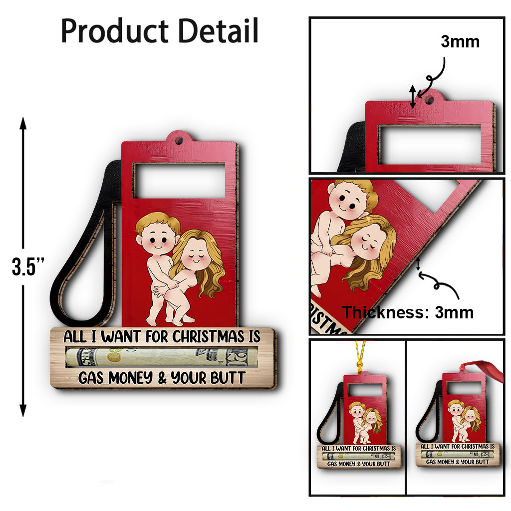 All I Want For Christmas - gift for husband, boyfriend, wife, girlfriend - Personalized Ornament