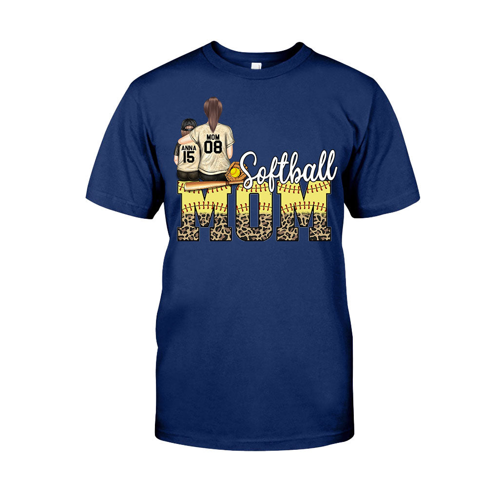 Softball Mom - Softball gift for mom - Personalized T-shirt And Hoodie