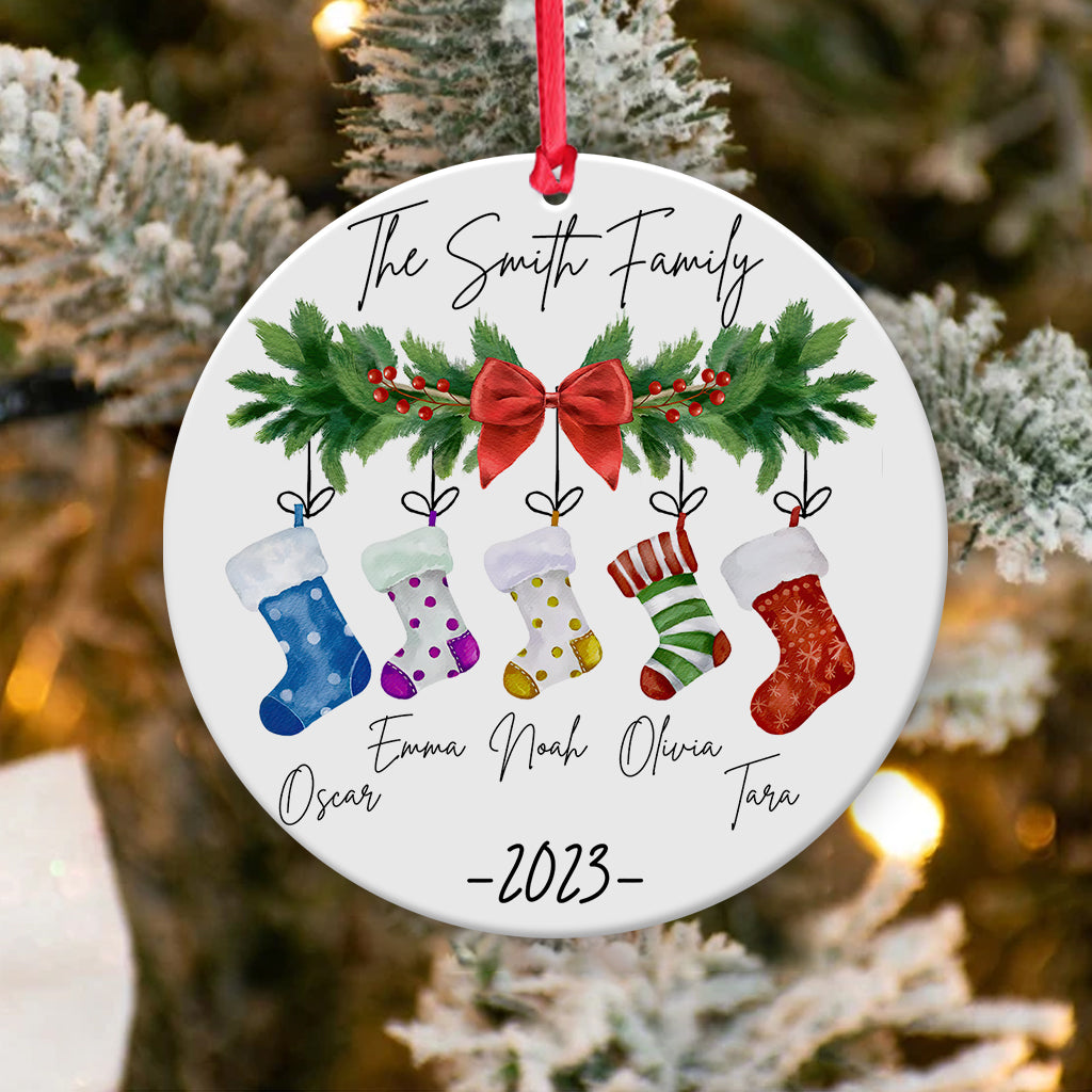 Strumpf-Familie – Personalisierter Familienschmuck
