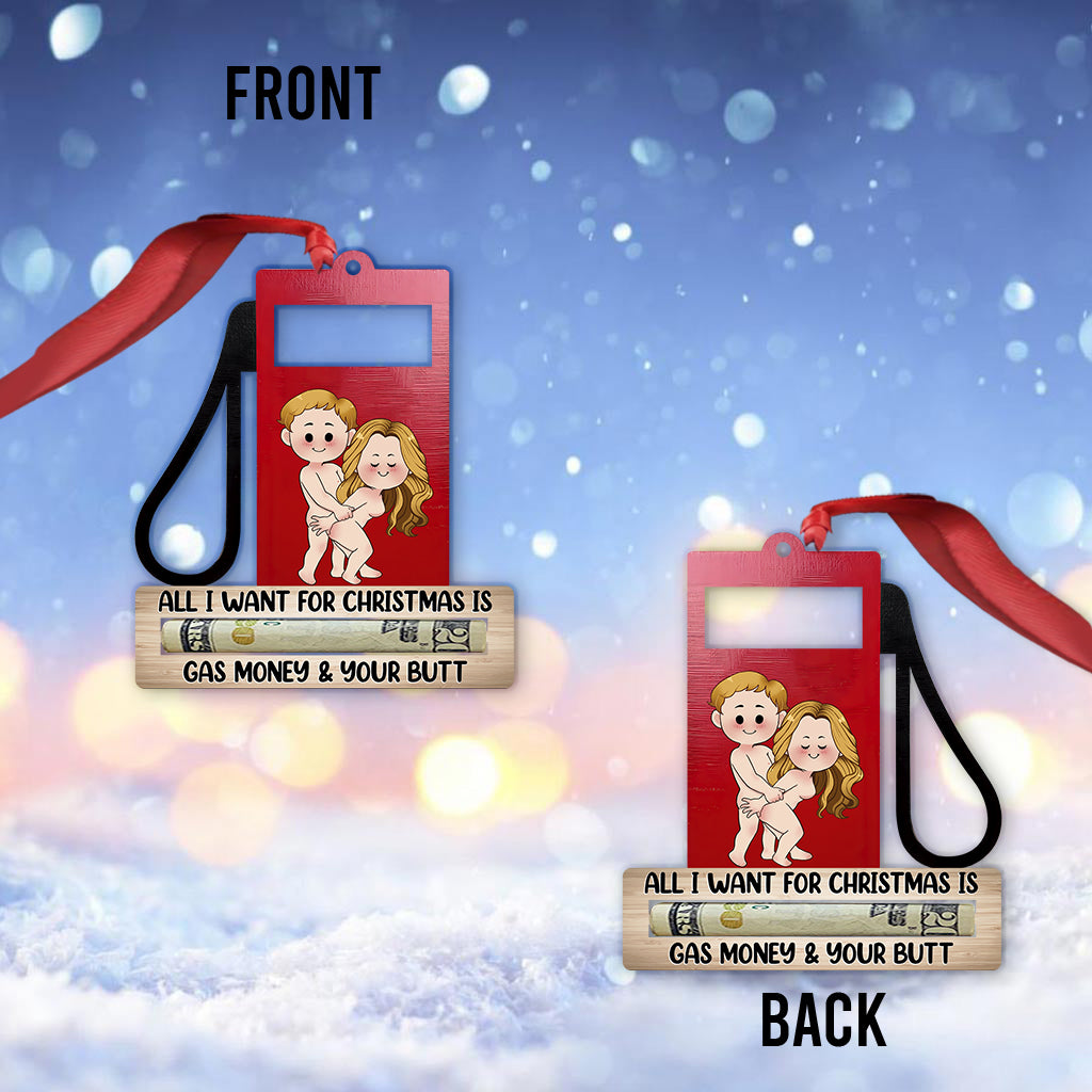 All I Want For Christmas - gift for husband, boyfriend, wife, girlfriend - Personalized Ornament