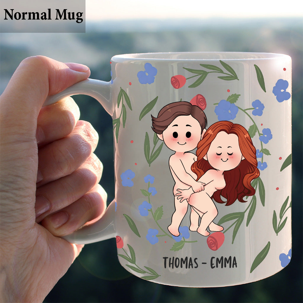 Roses Are Red Violets Are Blue - Personalized Couple Mug
