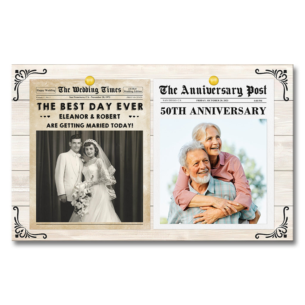 The Post! - Personalized Husband And Wife Canvas And Poster