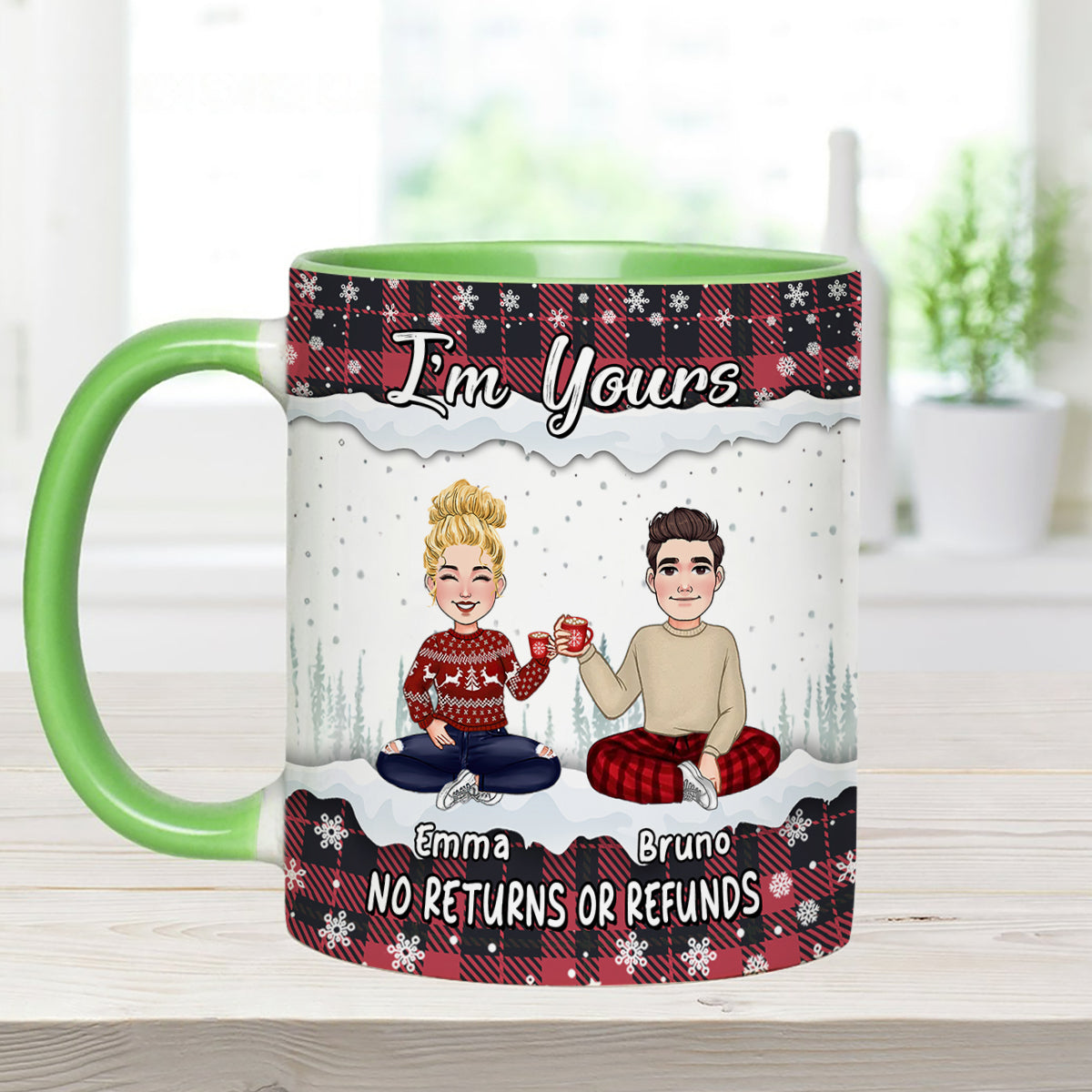I’m Yours - Personalized Couple Accent Mug