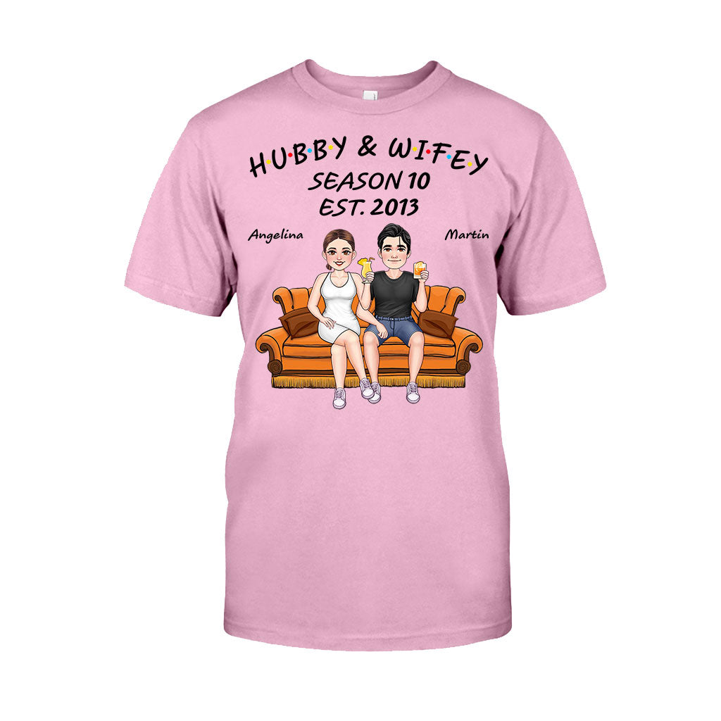 Hubby And Wifey - Personalized Husband And Wife T-shirt And Hoodie