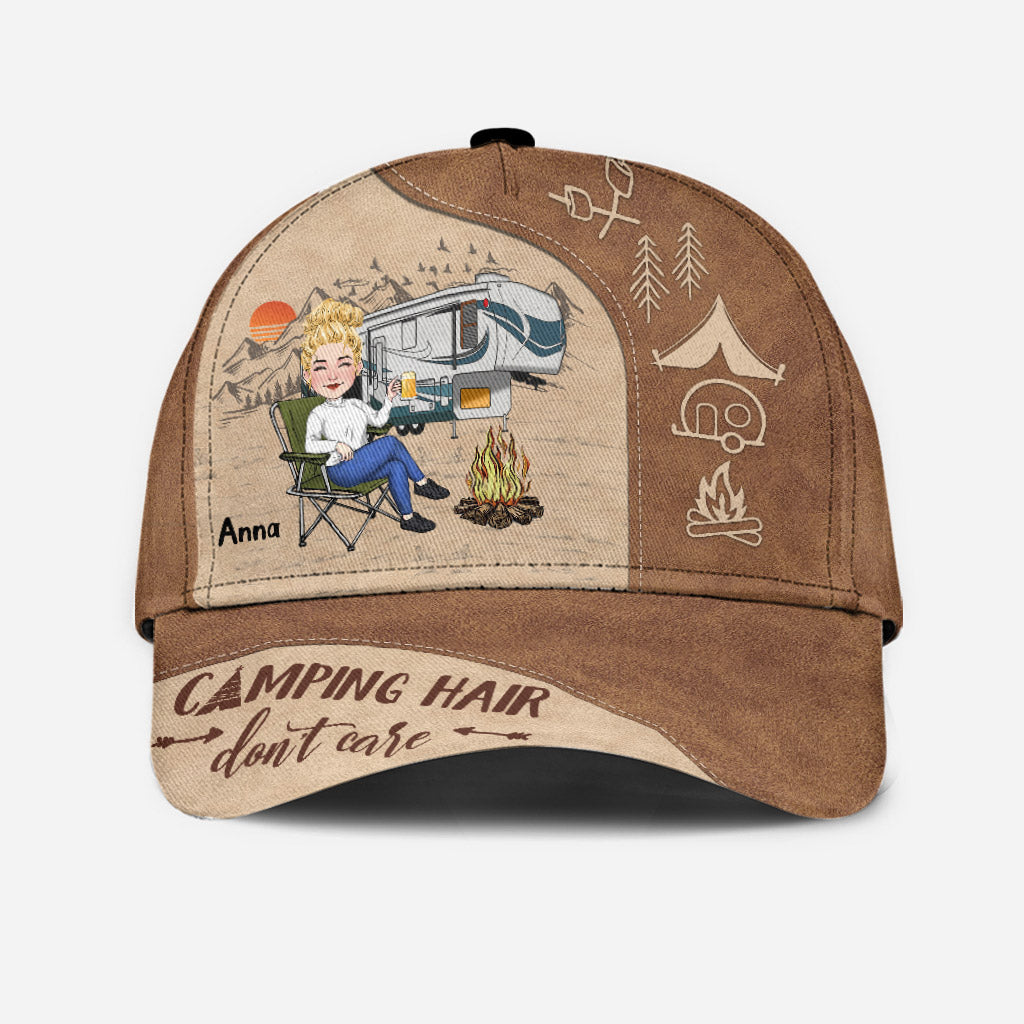 Campingfrisur egal – Personalisierte klassische Campingmütze
