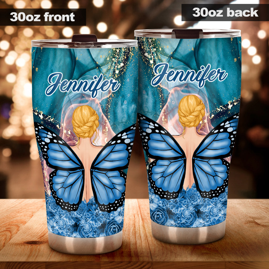 Dreamy Girl - Personalisierter Schmetterlingsbecher