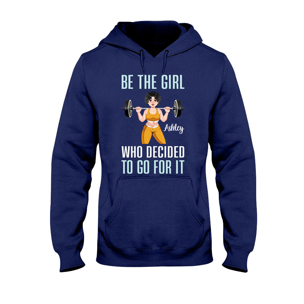 Sie hat sich dazu entschlossen, es zu wagen – personalisiertes Fitness-T-Shirt und Hoodie