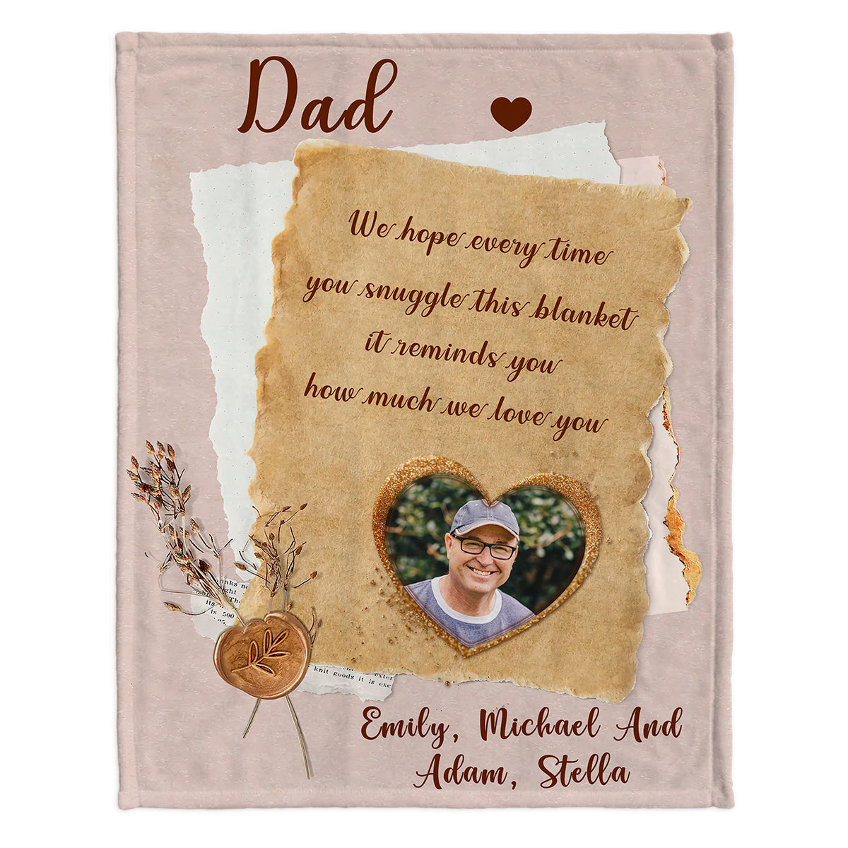 Grandma Mama - Gift for grandma, mom, dad, grandpa, aunt, uncle, sister, brother, husband, wife, friend - Personalized Blanket