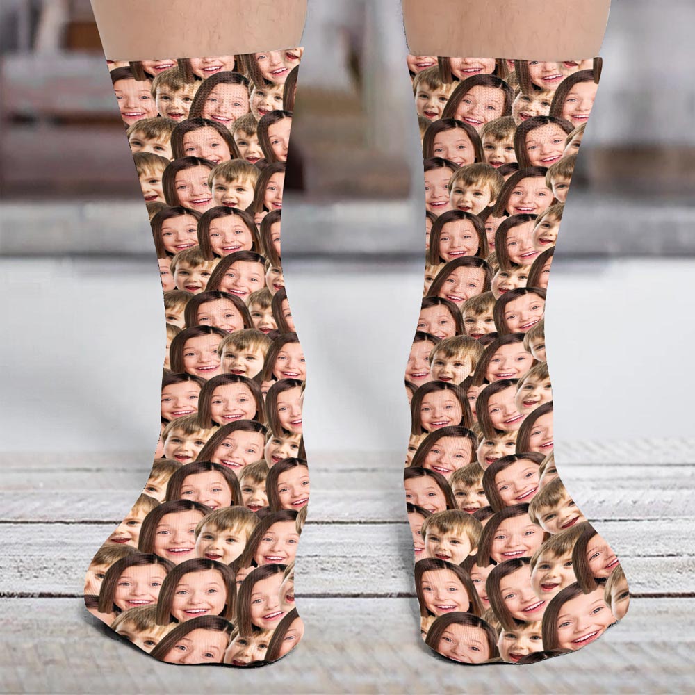 Chaussettes personnalisées pour enfants avec motif imprimé