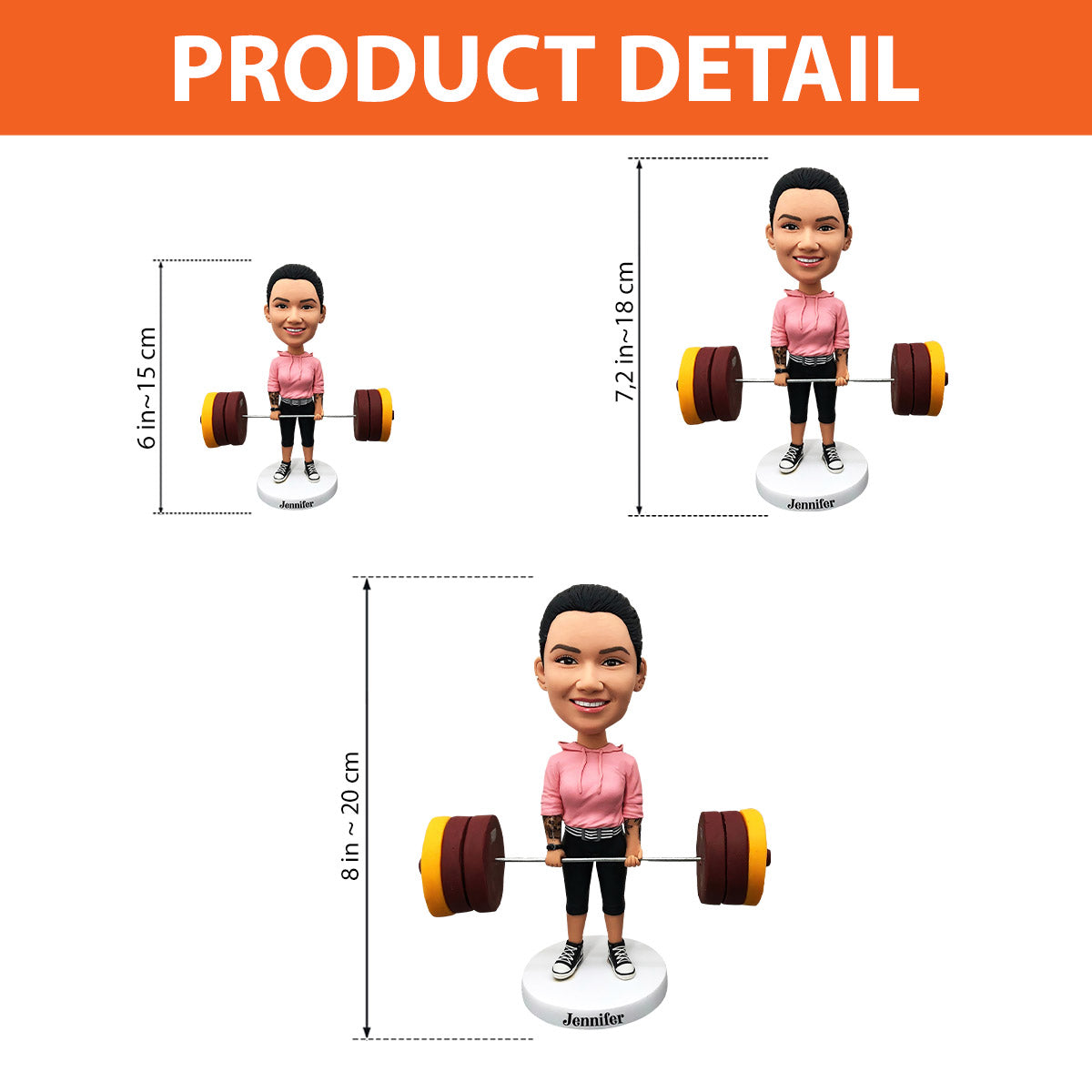 Love Fitness - Personalized Fitness Bobblehead