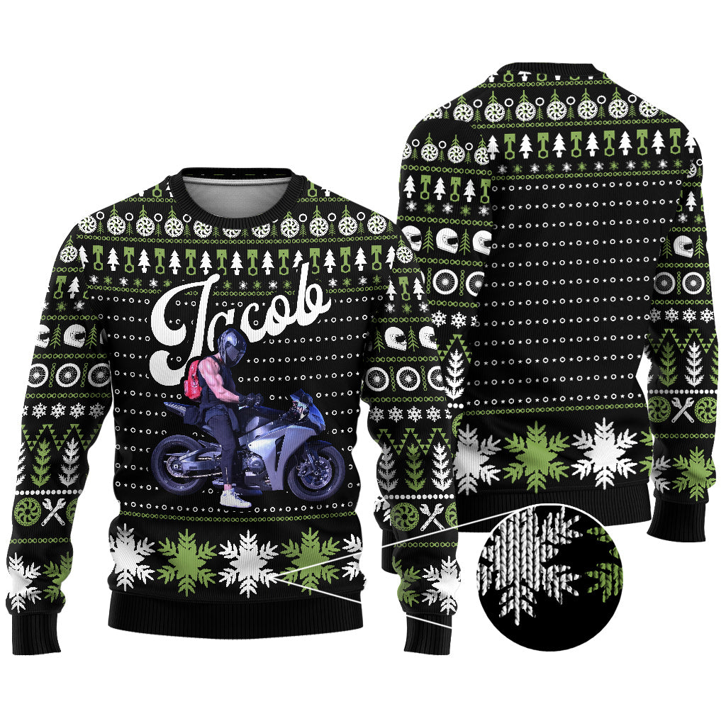 Motorradliebe – Personalisierter Biker-Pullover