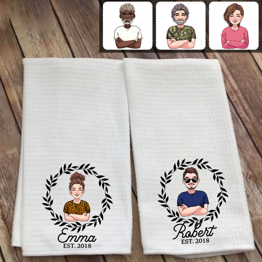 Neues Zuhause, neues Leben – personalisiertes Golfhandtuch als Einzugsgeschenk