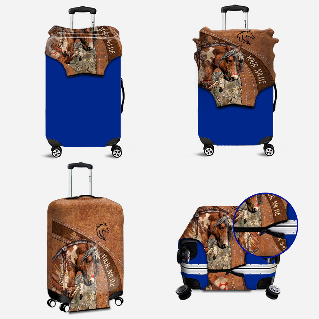 Housse de bagage personnalisée « Amoureux des chevaux »