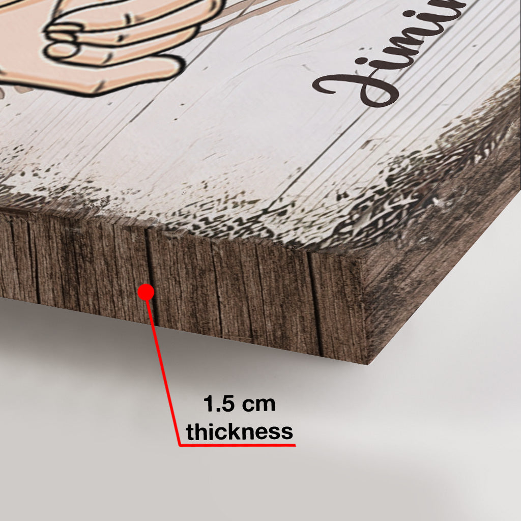 The Day I Met You - Personalized Couple Canvas And Poster