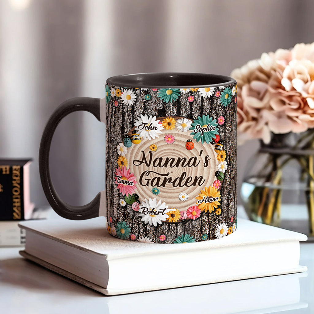Nana's Garden - Personalisierte Tasse mit Oma-Motiv