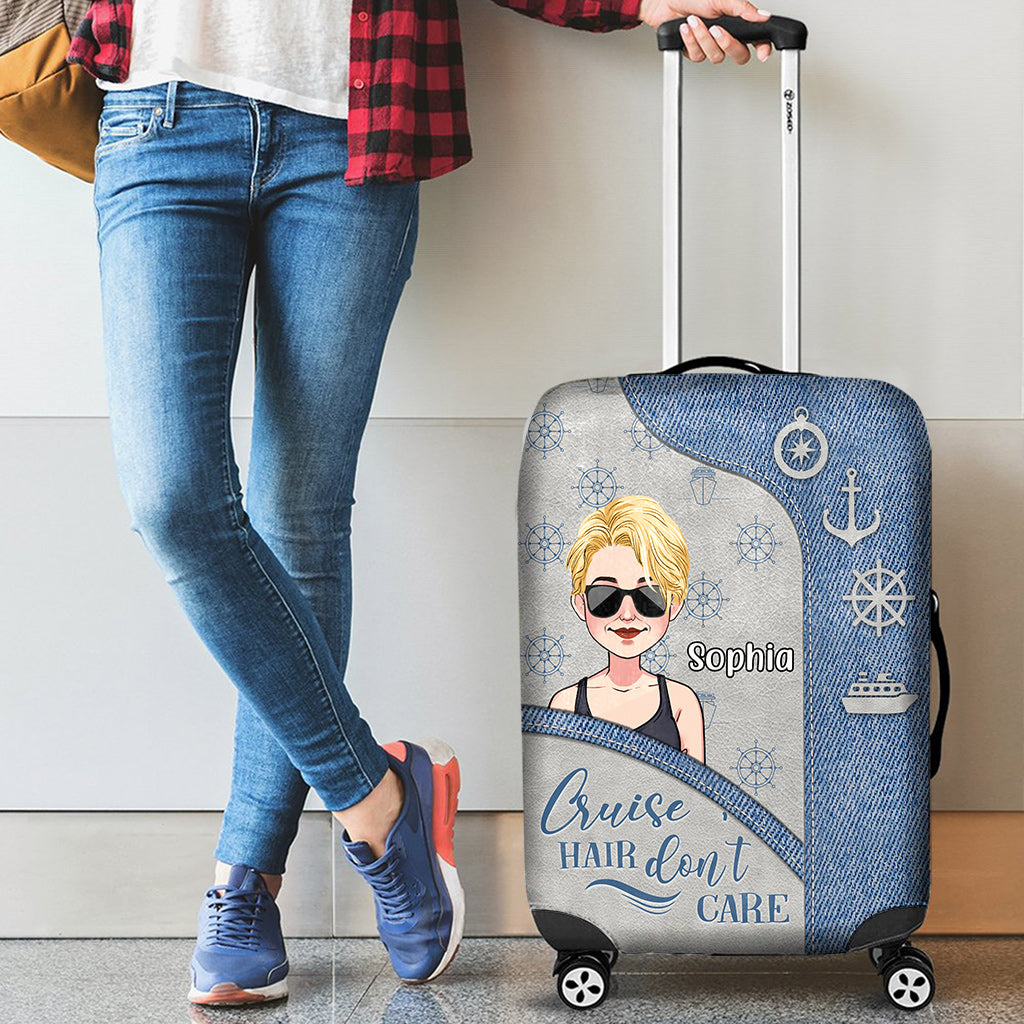 Cheveux de croisière, on s'en fiche ! - Housse de bagage personnalisée pour croisière