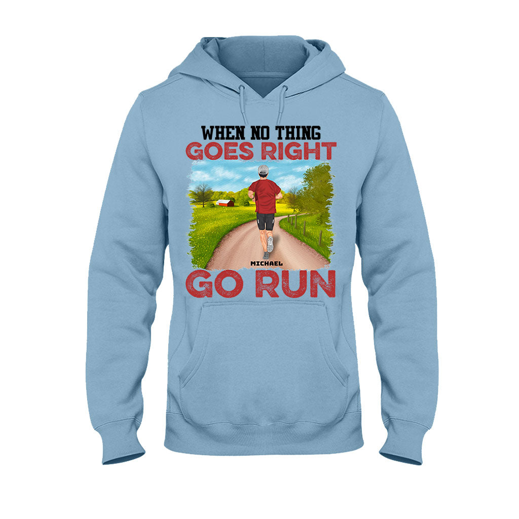 La vie est plus belle en chaussures de course - T-shirt et sweat à capuche de course personnalisés