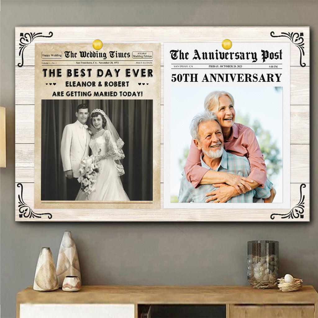 The Post! - Personalized Husband And Wife Canvas And Poster
